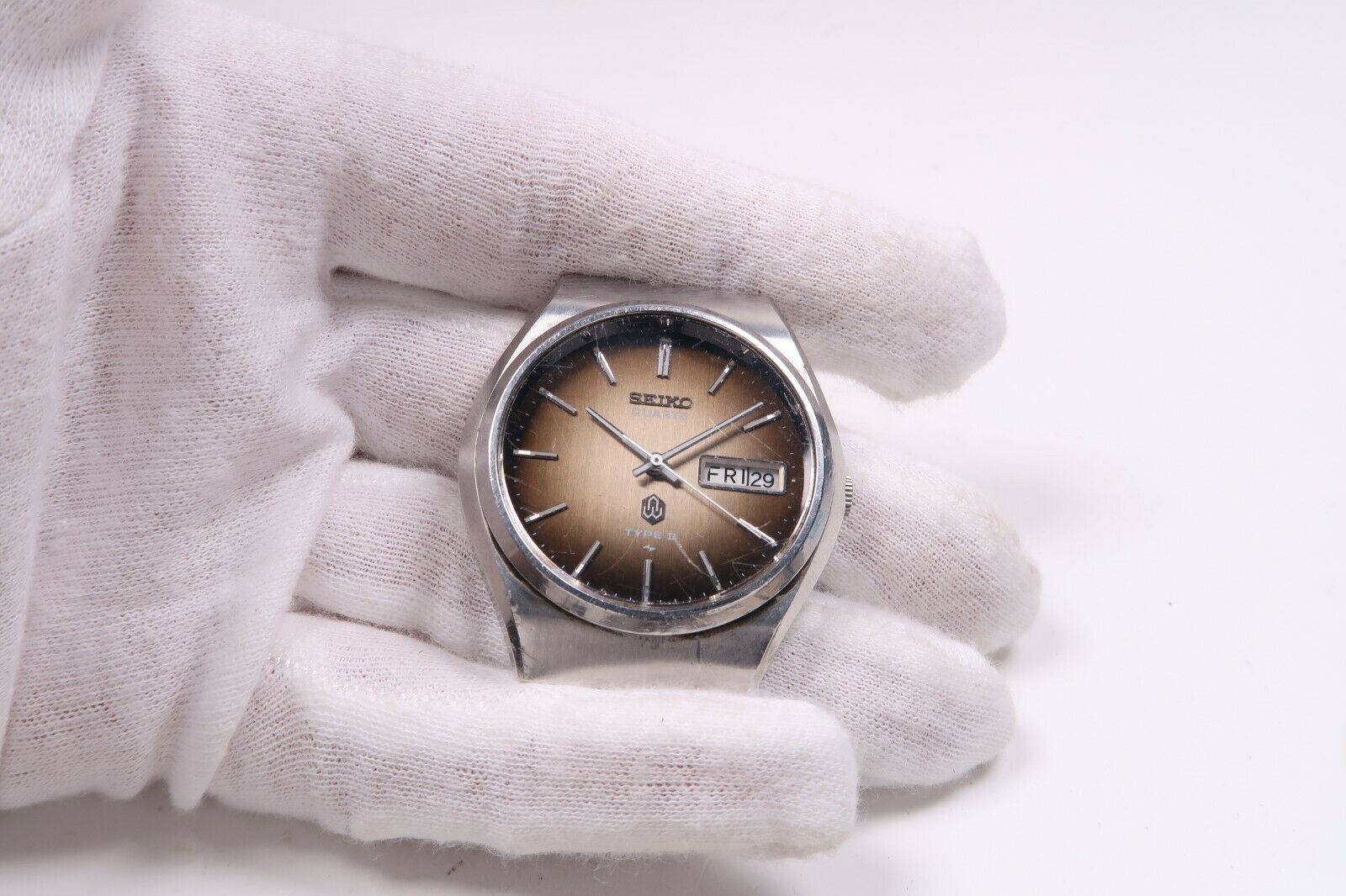Vintage SEIKO QUARTZ TYPE 2 4623-8010 FOR PARTS OR REPAIR Watch 