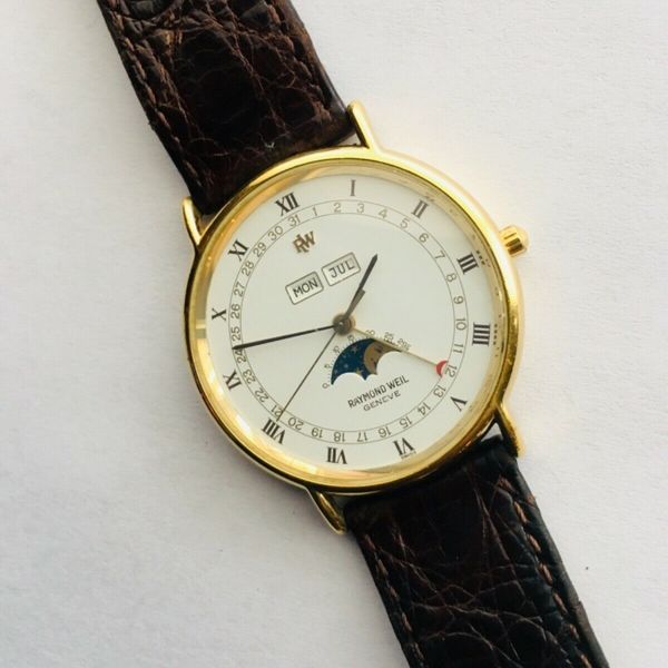 Raymond Weil] Ref 5483 Moon phase and triple calendar 1990