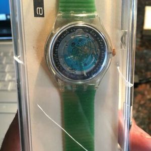 Swatch Watch Automatic 1992 United Nations Earth Summit In Our Hands 23j Nib Watchcharts