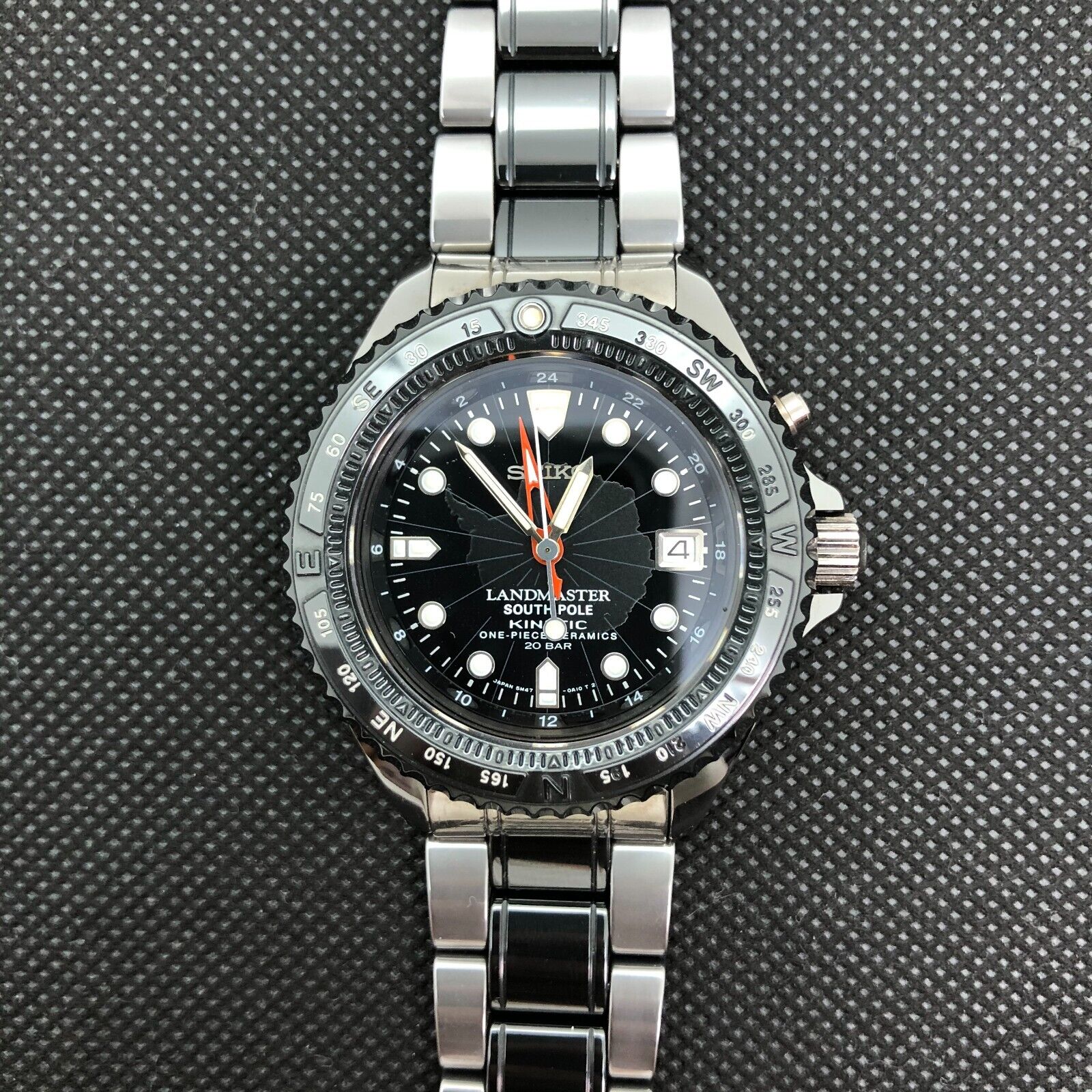 w1530] SEIKO LANDMASTER 5M47-0A10 SOUTH POLE SBCW023 Battery replaced GMT  EX/NM | WatchCharts Marketplace