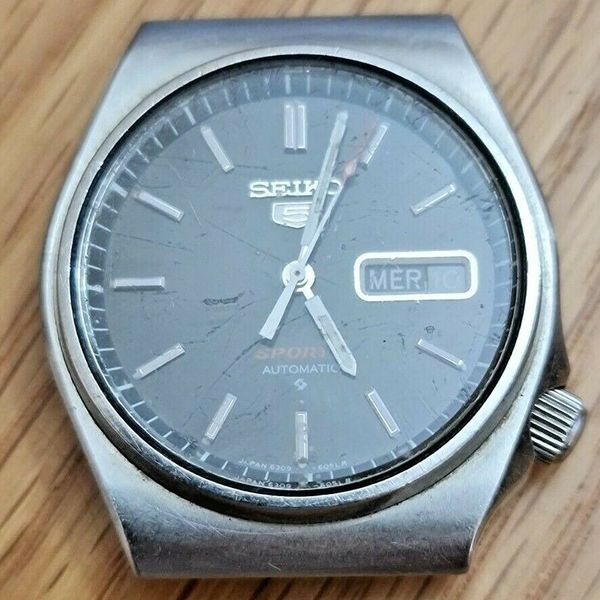 Vintage Seiko 5 6309-605a Sports Automatic Watch 1979 Made in Japan ...