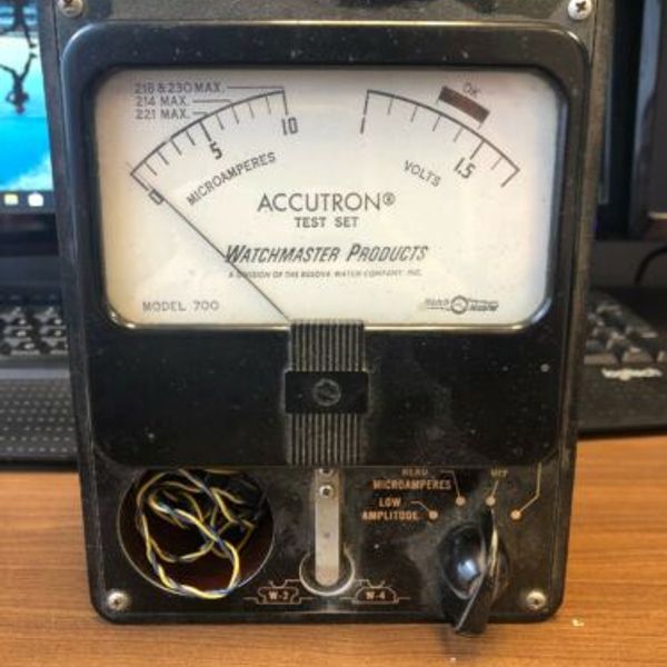 BULOVA ACCUTRON Model 700 Watch Test Set Made By Watchmaster Products ...