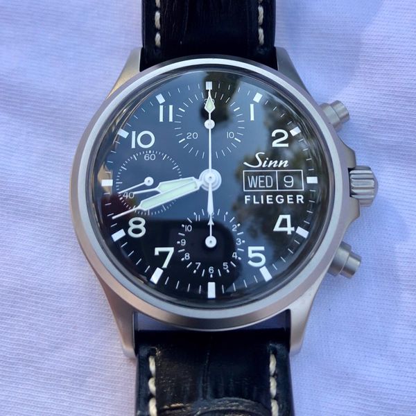 FS: Sinn 356 acrylic, on strap | WatchCharts Marketplace