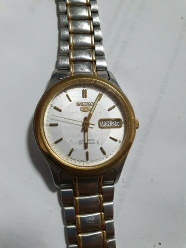 Seiko 5, 21 J, MS 7S26-0080 Japan, Seiko Bracelet, day, date. | WatchCharts  Marketplace