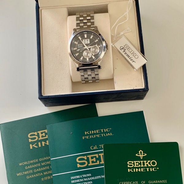 Seiko Premier Kinetic Perpetual 7D48-0AA0 Men's watch