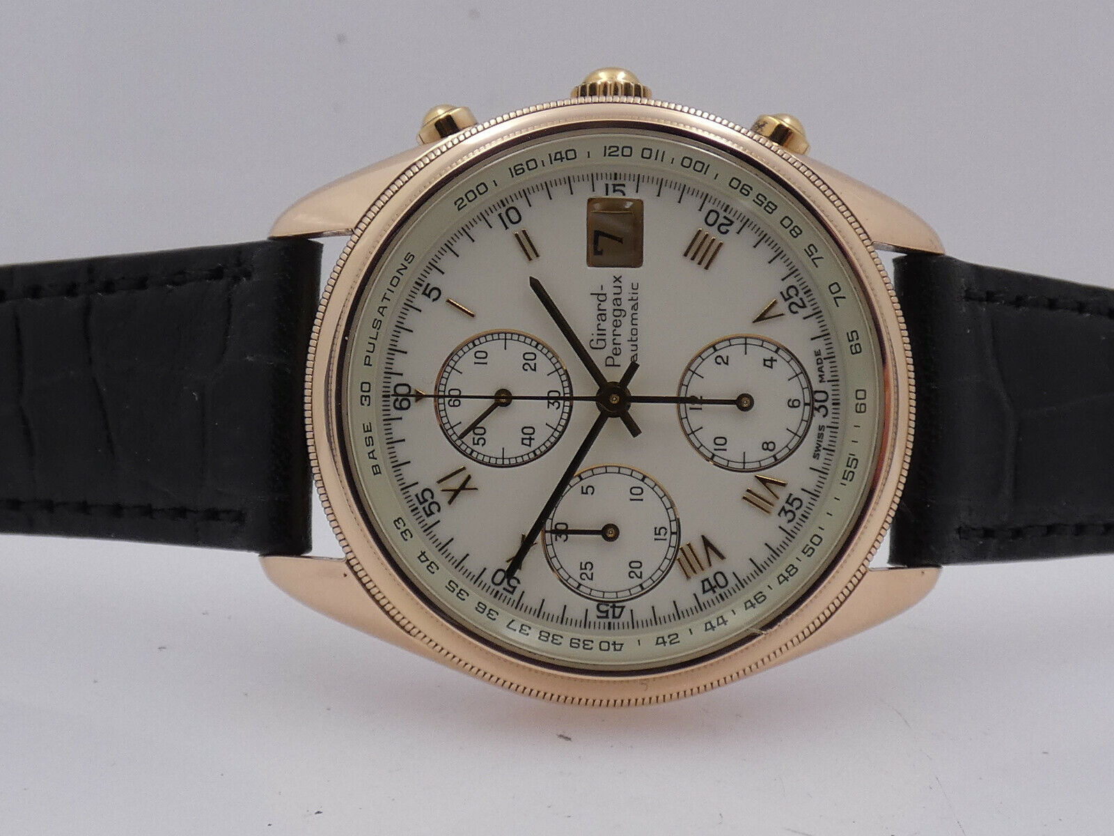 GIRARD PERREGAUX OLIMPICO CHRONO GP 4900 18 KT ROSE SOLID GOLD