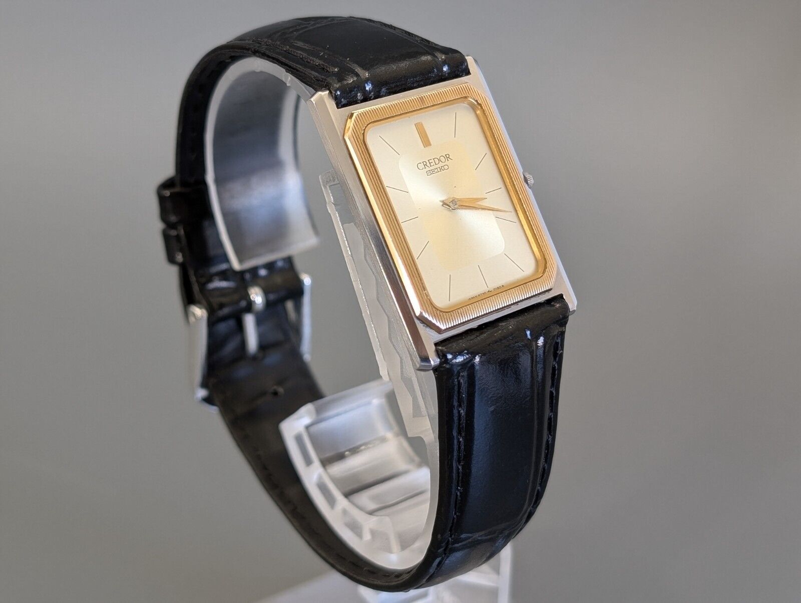 N Mint] SEIKO CREDOR 6730-5090 Gold 14K quartz Men's Watch Vintage