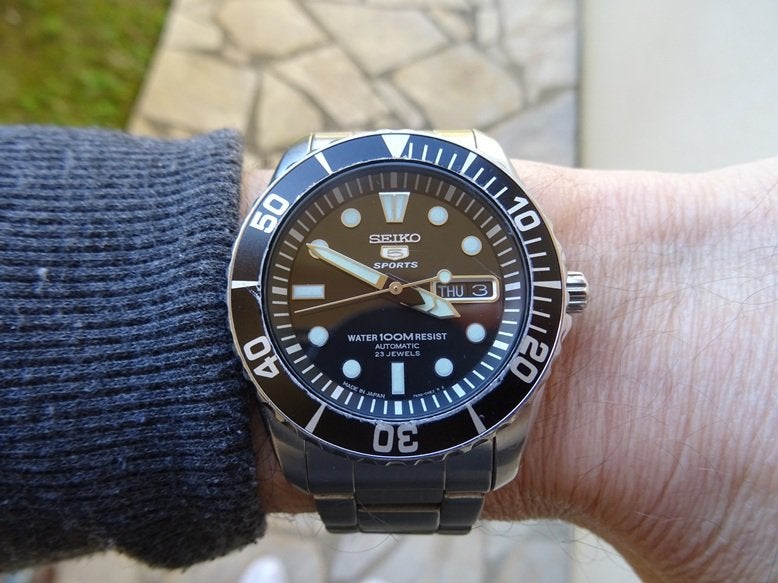 Seiko Mod Sea Urchin SNZF17 Curved End O Boyer Bracelet