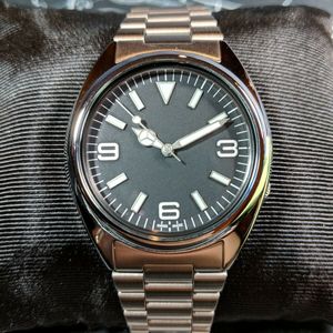 Seiko Mod - Matte Sterile Explorer Style Dial Automatic Watch Stainless  Band | WatchCharts