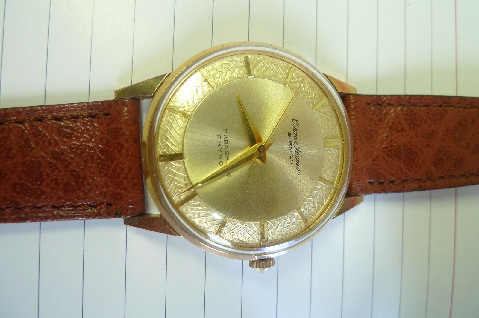 Vintage Citizen Homer 19-J Parashock Phynox hand-winding Vintage Citizen Homer 19-J Parashock Phynox hand-winding