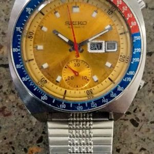 Seiko 6139 - 600X Vintage Automatic Chronograph Watch - Pepsi non-notched  Bezel | WatchCharts
