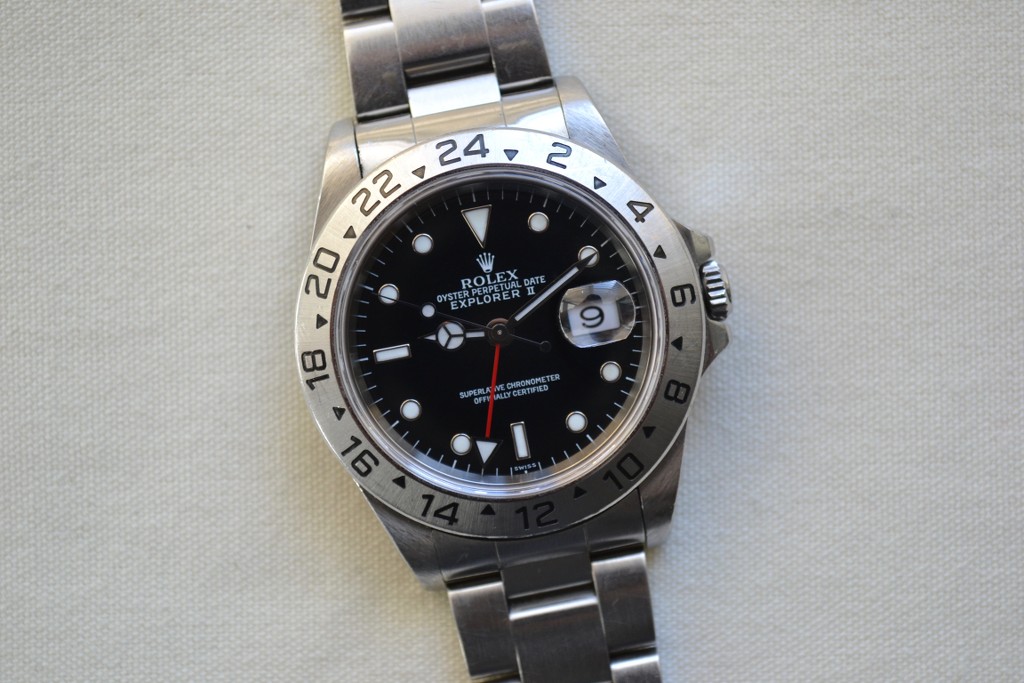 FS: Rolex Explorer II ref. 16570 Complete Set Black Dial Great ...