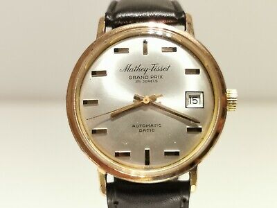 VINTAGE RARE GOLD PLATED SWISS MEN S AUTOMATIC WATCH