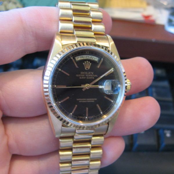 Fs Rolex 18k gold double quickset president WatchCharts