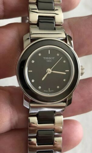 Tissot 1853 T064210A Beautiful Woman s Stainless Steel Black Dial