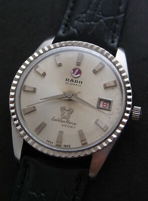 RARE VINTAGE RADO GOLDEN HORSE SPORT AUTOMATIC 30 JEWELS