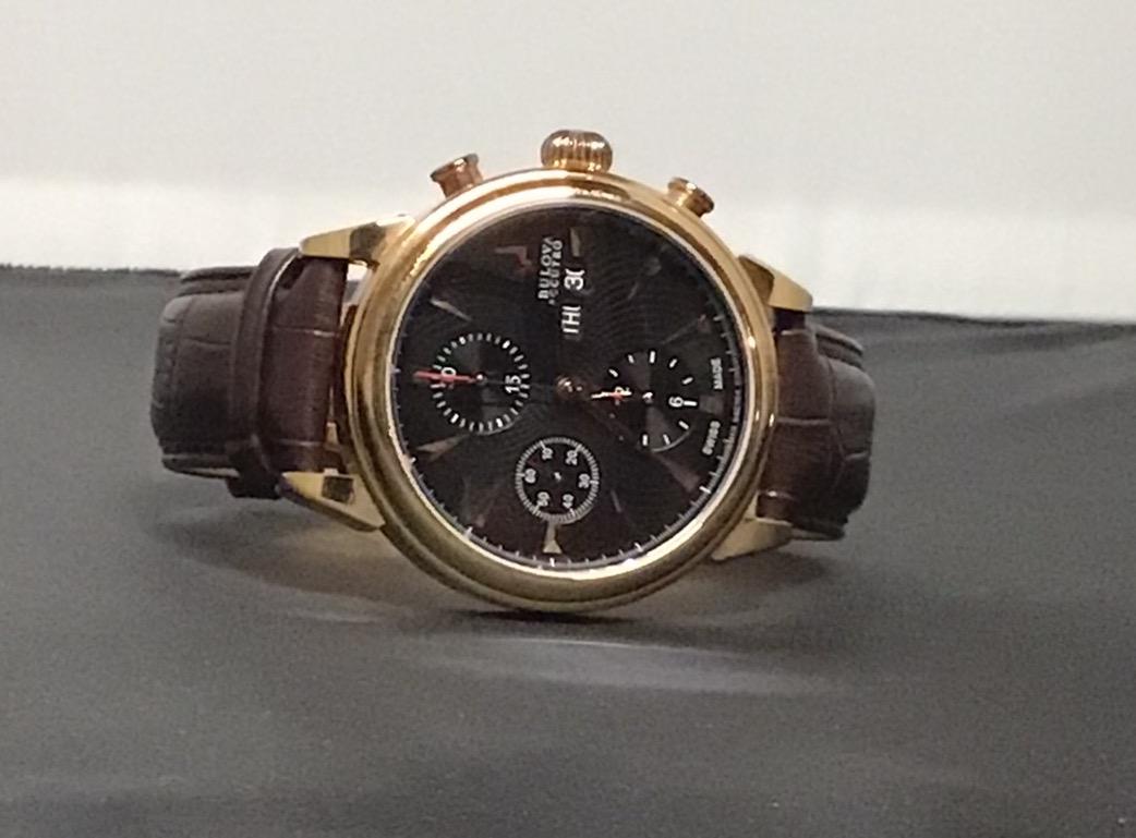 Bulova accutron hot sale rose gold