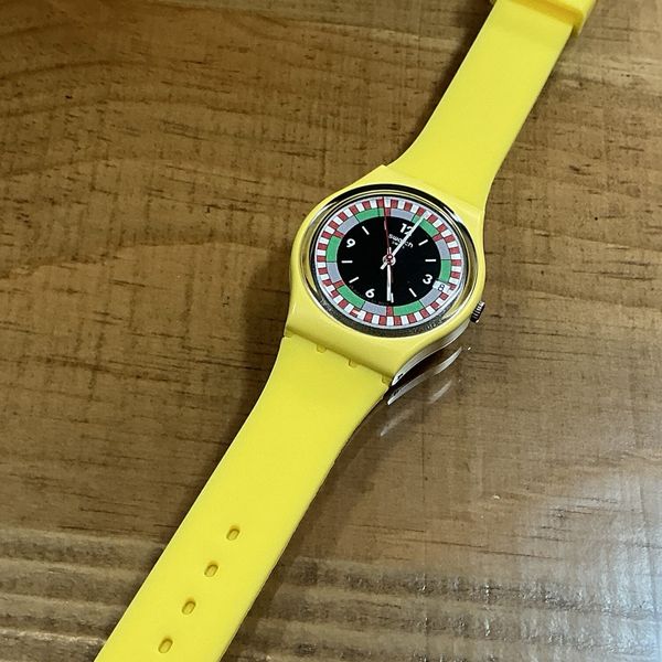 swatch YEL_RACE - YELLOW RACER [ New Strap ] 34mm | WatchCharts Marketplace