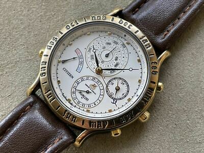 Super Rare Citizen Avalon Calendar 6700-G70013 Chronograph Battery