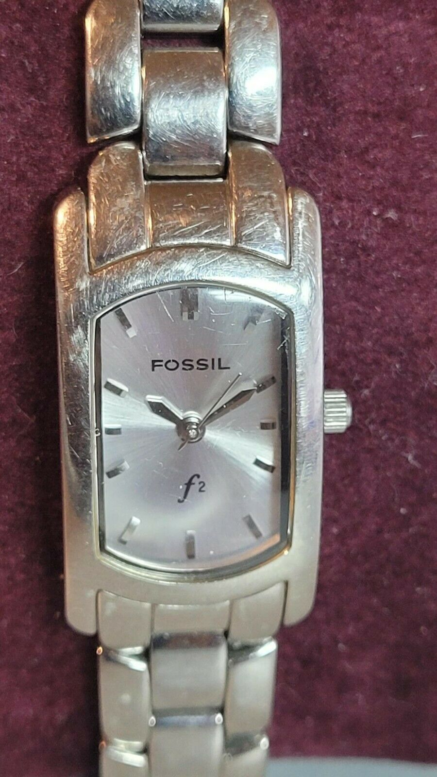 Silver Ladies Fossil F2 Watch ES 9519 WatchCharts Marketplace