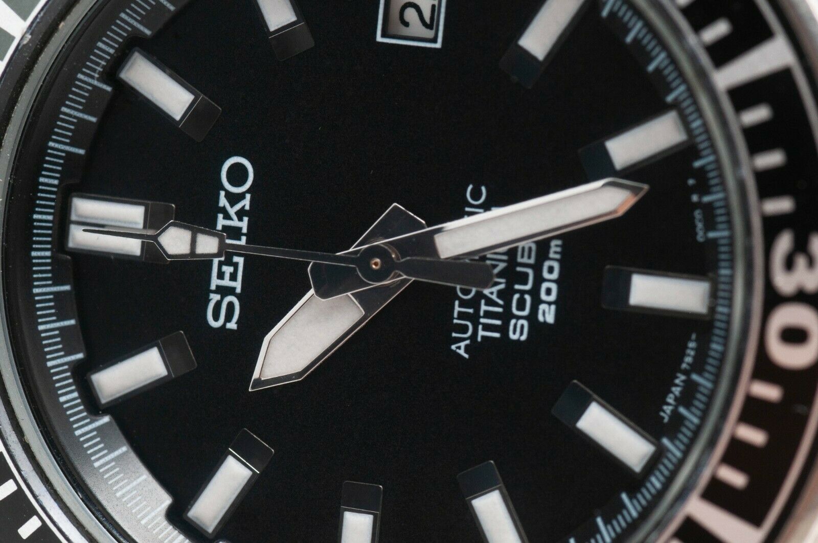 SEIKO SBDA001 Black Samurai Titanium SCUBA 200m 7S25-00D0