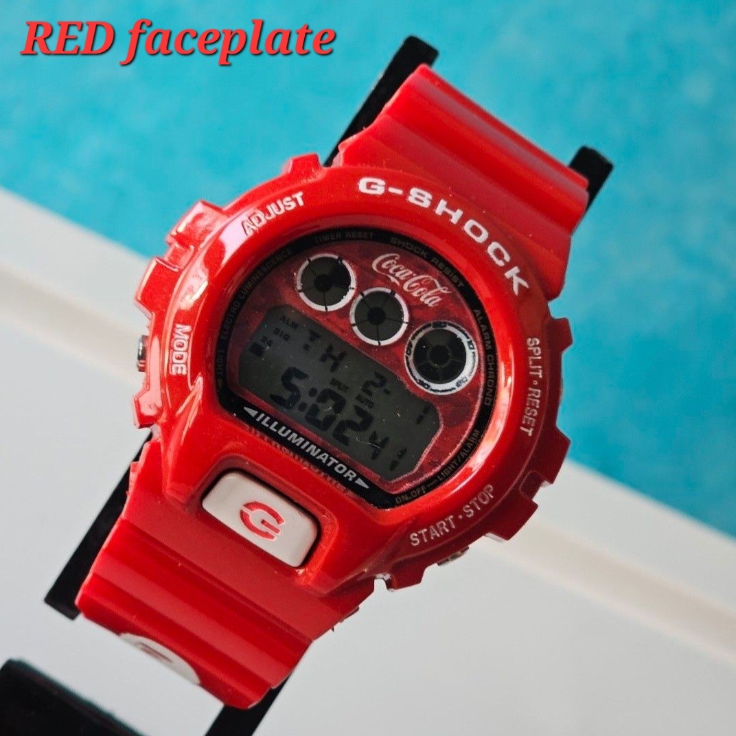 ⭐️Authentic Casio G-shock⭐️Red or White Faceplate Gshock 