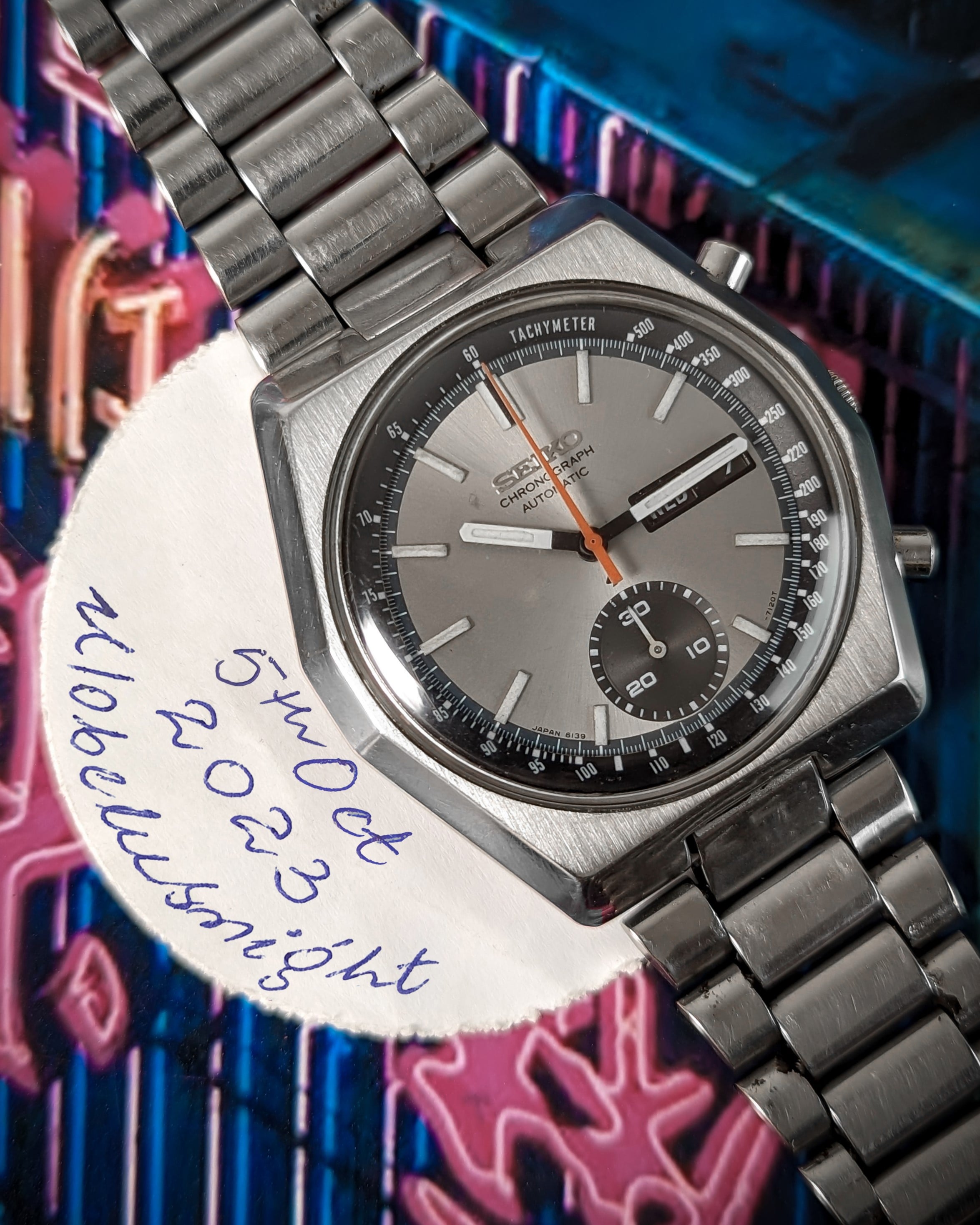 【2025A/W新作★送料無料】 WTS] Panda ????⚫???? - Chronograph Seiko Rare Vintage 邦楽