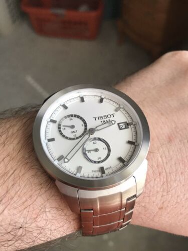 Tissot Titanium GMT White Dial Men's Watch T0694394403100 