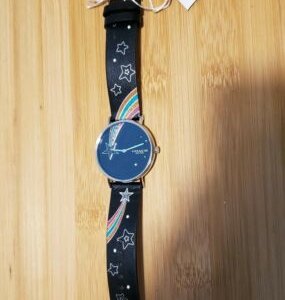 COACH PERRY 14503039 WATCH WITH 36MM BLACK RAINBOW STARS  display picture 3