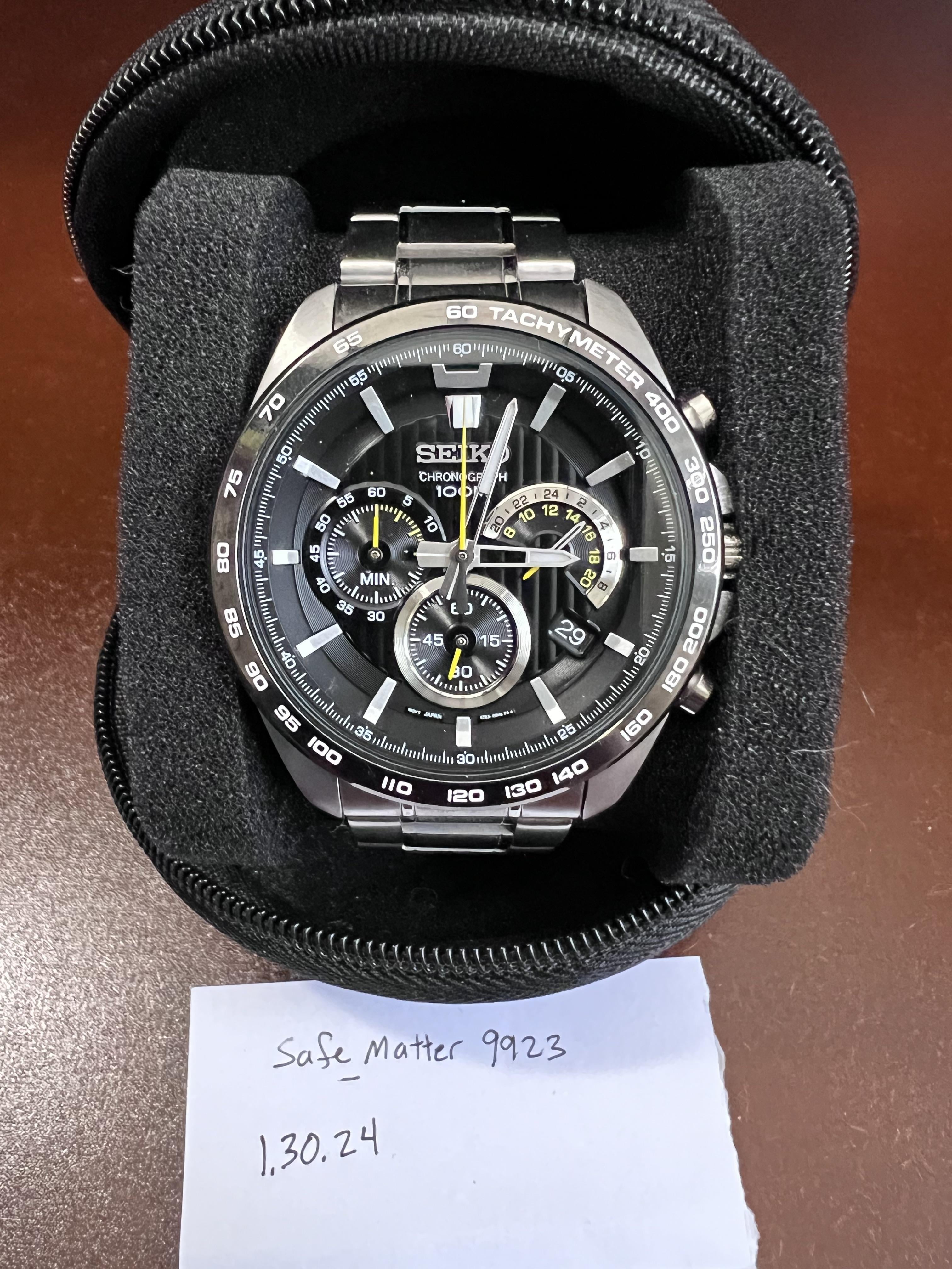 Seiko chronograph ssb303p1 sale