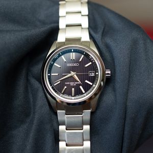 時計 SEIKO SAGZ083 BRIGHTZ SEIKO Brightz SAGZ083 Radio Solar Black Dial Titanium Men's