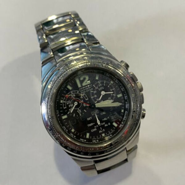 Citizen Skyhawk Eco Drive Promaster Chronograph Alarm C652S036666