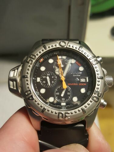 Citizen promaster eco drive Aqualand Diver Model no. GN 4 S No. B740 H16731 WatchCharts Marketplace