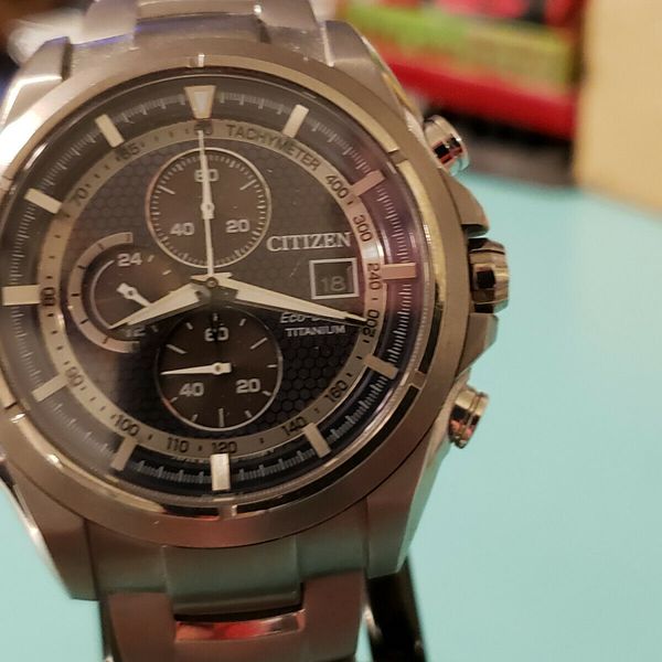 orologio uomo Citizen CA0550-52E orologio Supertitanium - Crono 0550
