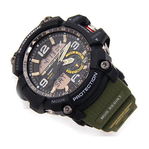 Casio G-SHOCK GG-1000-1A3JF MUDMASTER Green Band Quartz Watch Twin