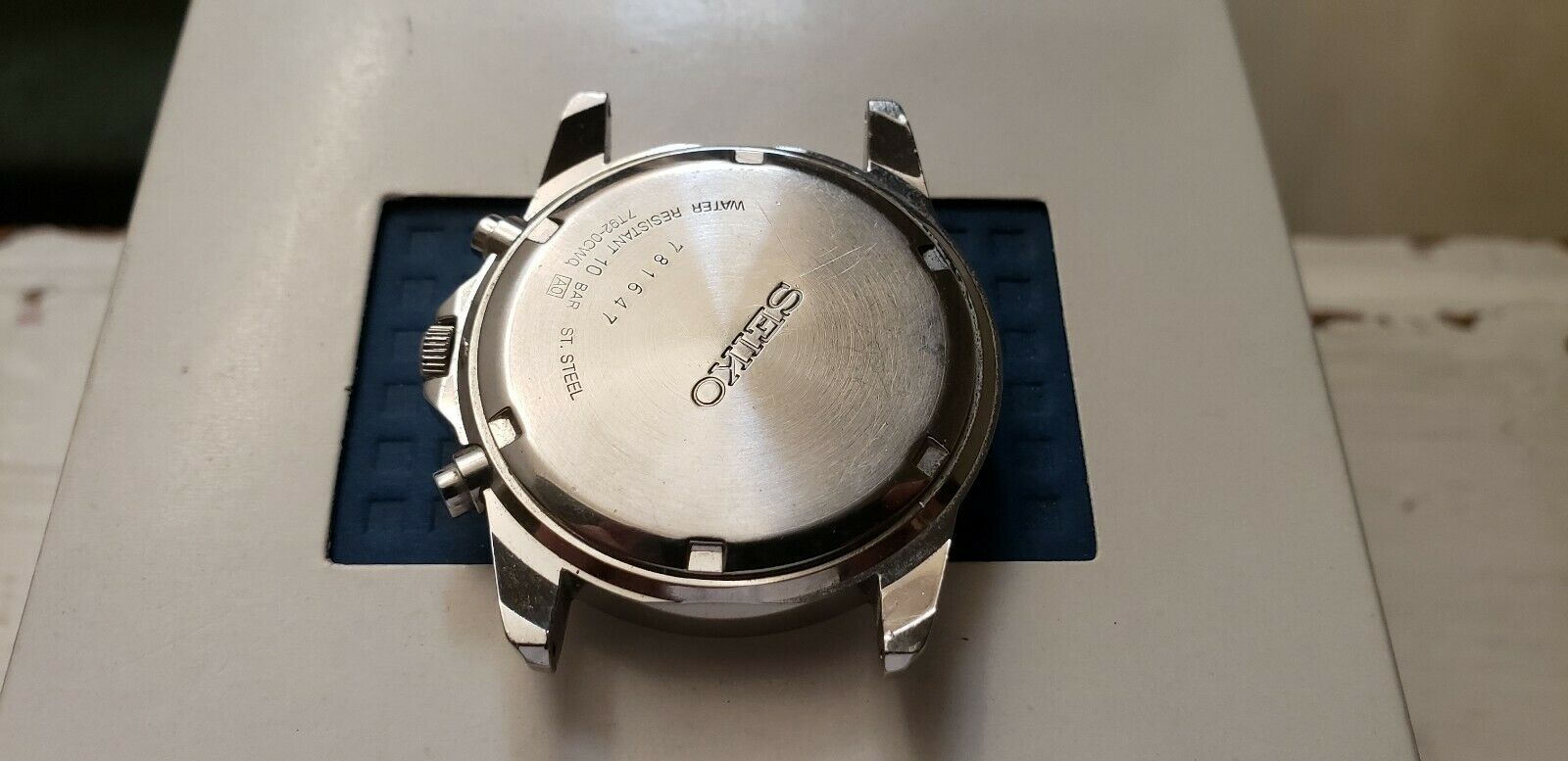 Seiko SND309 7T92-0CW0 Quartz Chronograph: Deployant Clasp