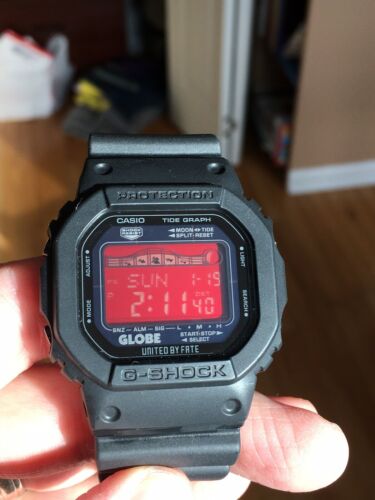 Casio G-Shock GRX-5600 GRX-5600GE Globe Edition Limited Red