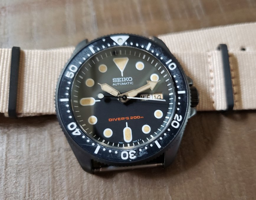 Seiko skx007 2024 vintage mod