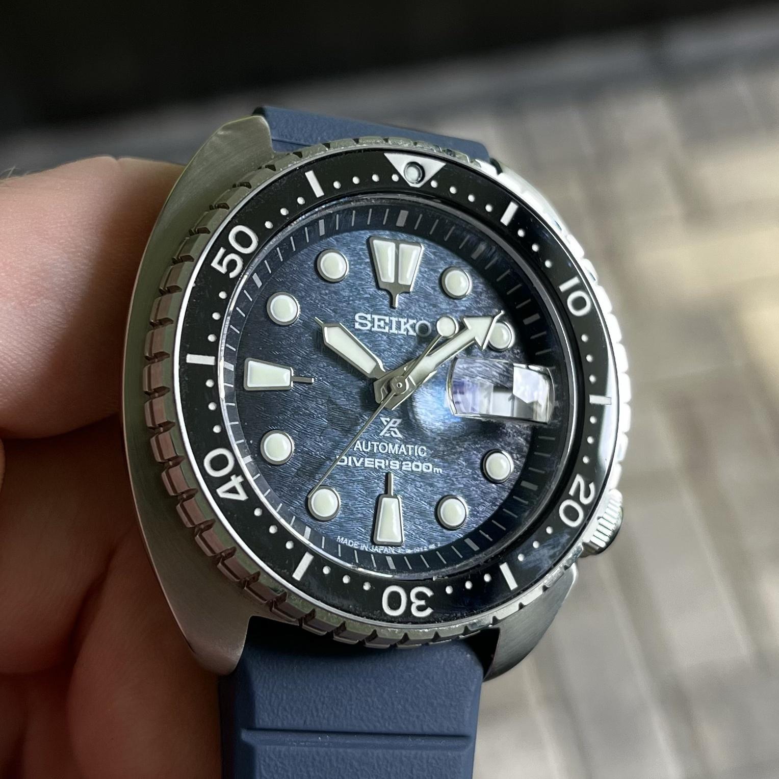 WTS] Seiko King Turtle Dark Manta SRPF77 Japan with Haveston 