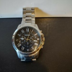 Fossil all stainless steel 5atm sale