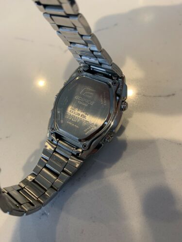 Casio Edifice EFA 122 module lcd analog digital wrist watch