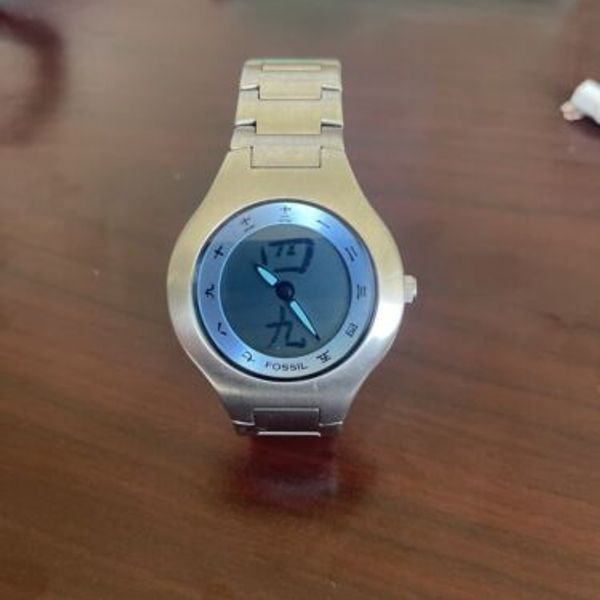 MENs WATCH FOSSIL BIG TIC JR-7999 ANALOG CHINESE DISPLAY MENs WATCH FOSSIL BIG TIC JR-7999 ANALOG CHINESE DISPLAY