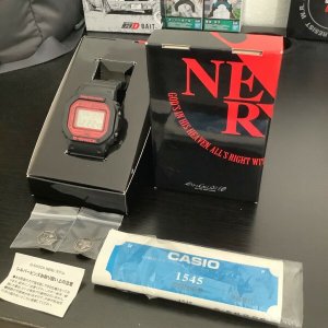 CASIO G-SHOCK x Evangelion DW-5600 NERV model EVA watch Limited