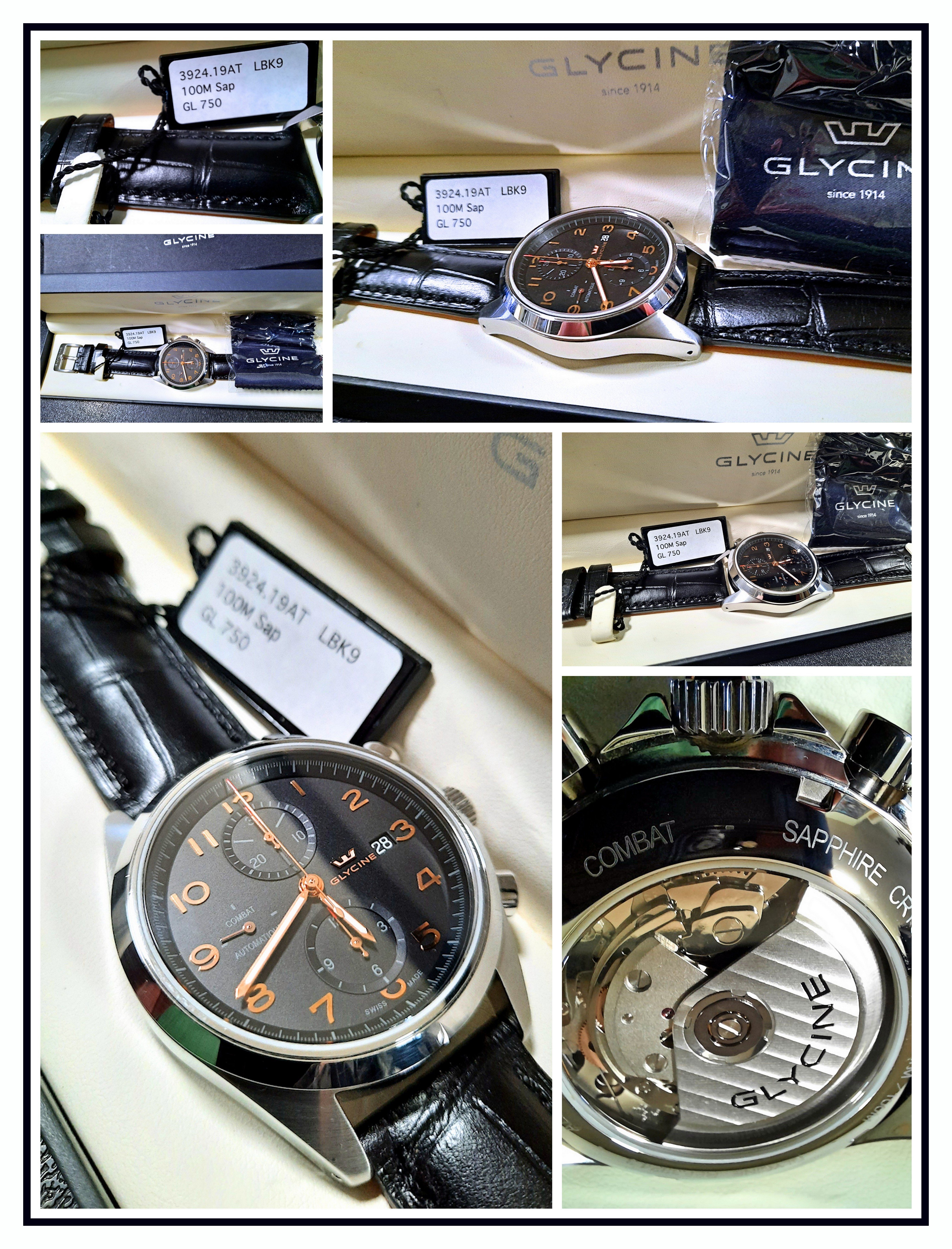 900 USD GLYCINE Combat Chronograph Limited Edition LUX Model