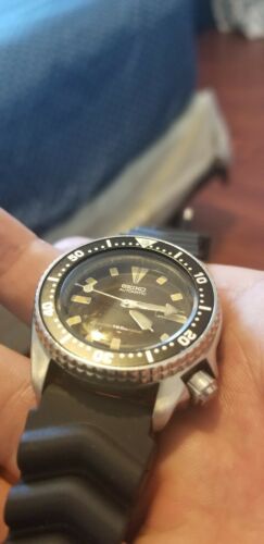 RARE vintage Seiko Diver 4205-015B mens 38mm watch TROPICAL PATINA Original  Band | WatchCharts