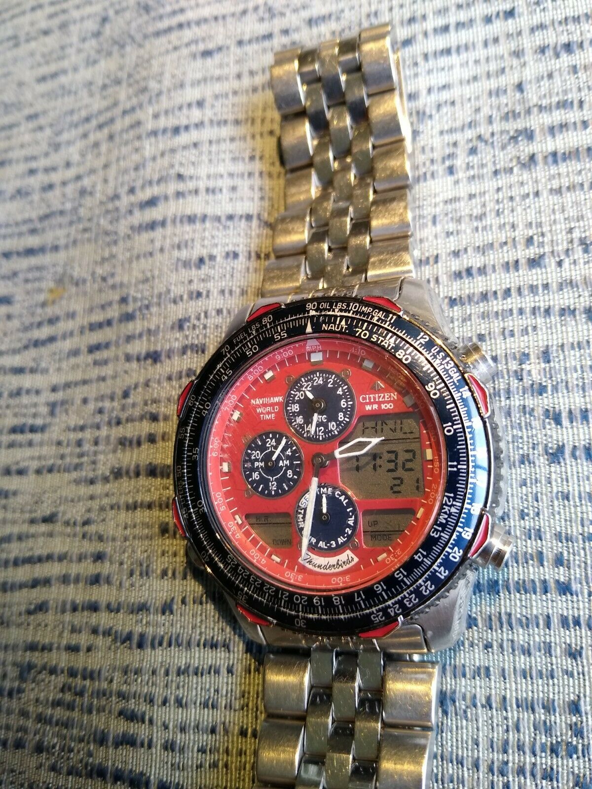 Citizen Navihawk Thunderbirds Watch C300-Q01709 TA 960675 GN-4-S