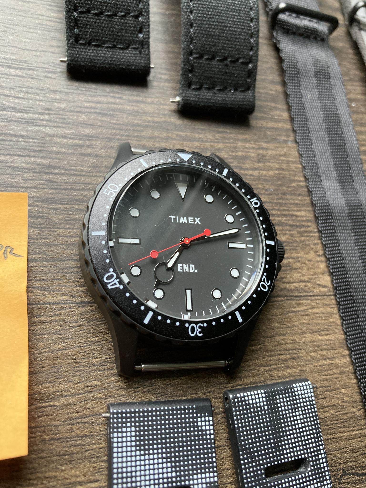 WTS] END. X TIMEX NAVI XL WATCH with 4 straps - $60 OBO | WatchCharts