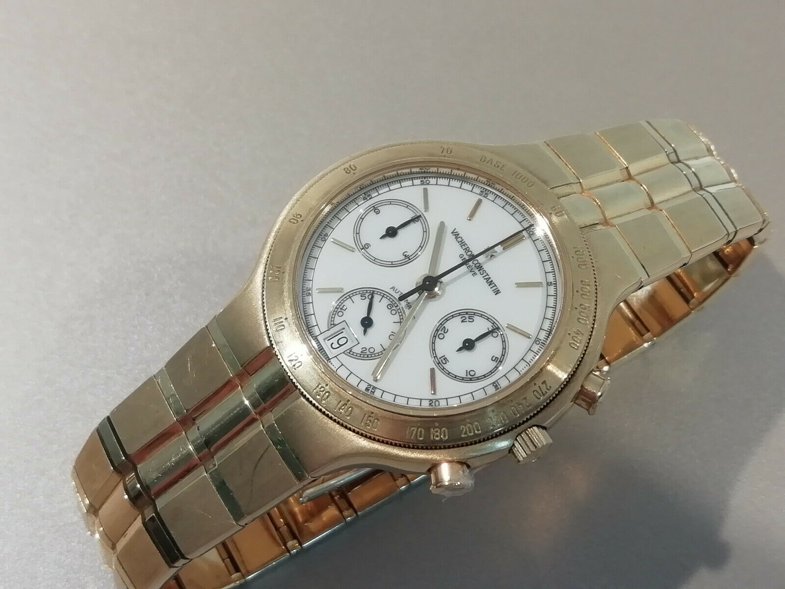 VACHERON CONSTANTIN PHIDIAS Chronograph Solid 18k Yellow Gold 35mm