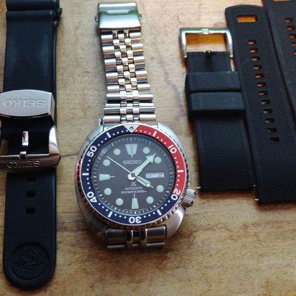 [WTS] Seiko Pepsi turtle with extras $300 | WatchCharts Marketplace