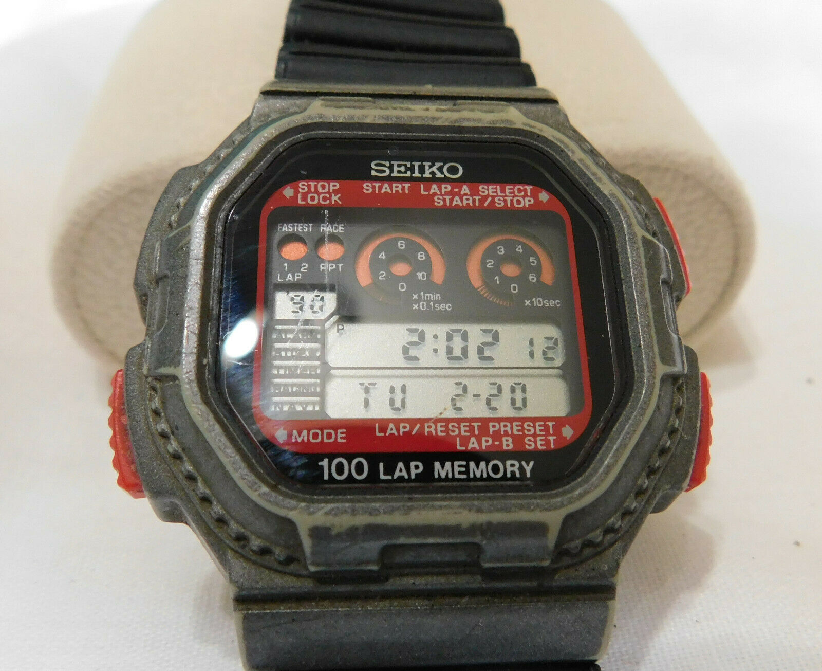 100 lap memory watch